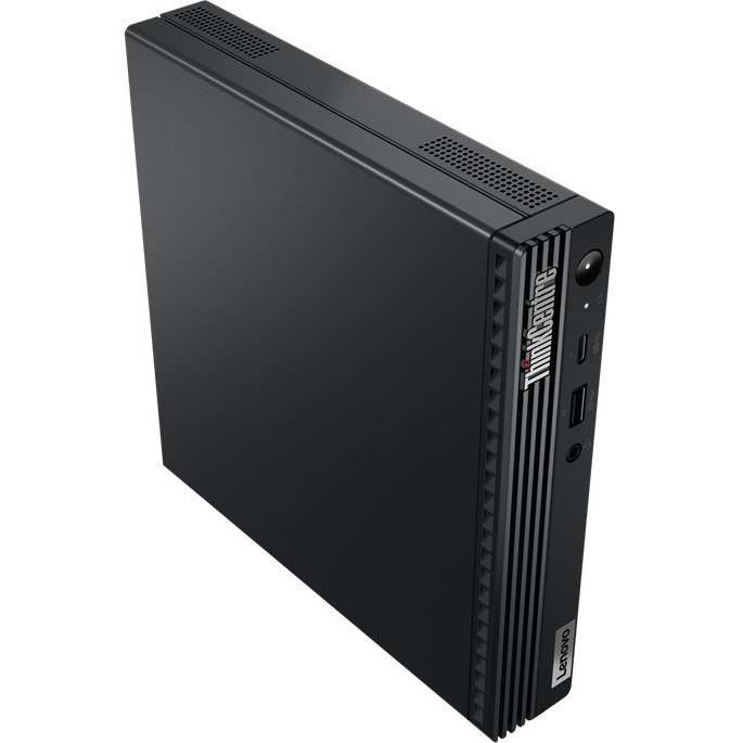 Lenovo ThinkCentre M60e 11LV004SUS Desktop Computer - Intel Core i5 10th Gen i5-1035G1 - 16 GB - 256 GB SSD - Tiny - Black