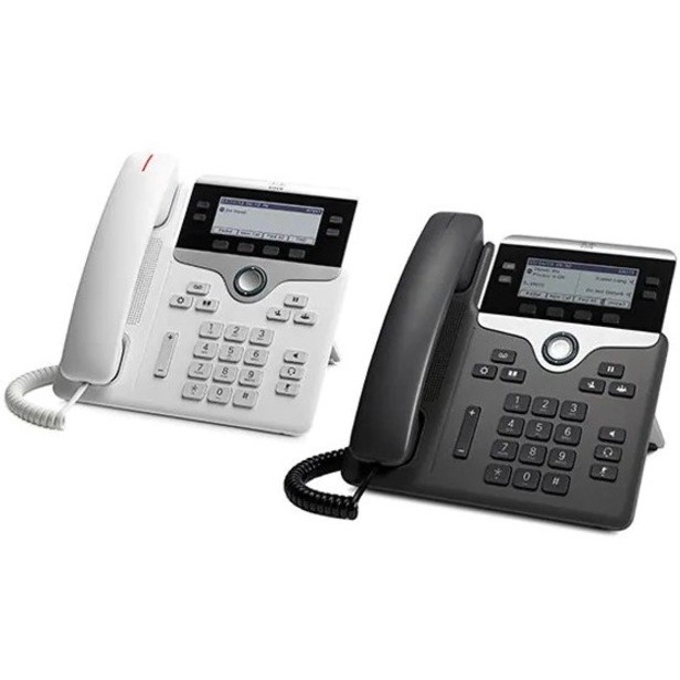 Cisco 7841 IP Phone - Refurbished - Corded - Corded - Wall Mountable, Tabletop - TAA Compliant