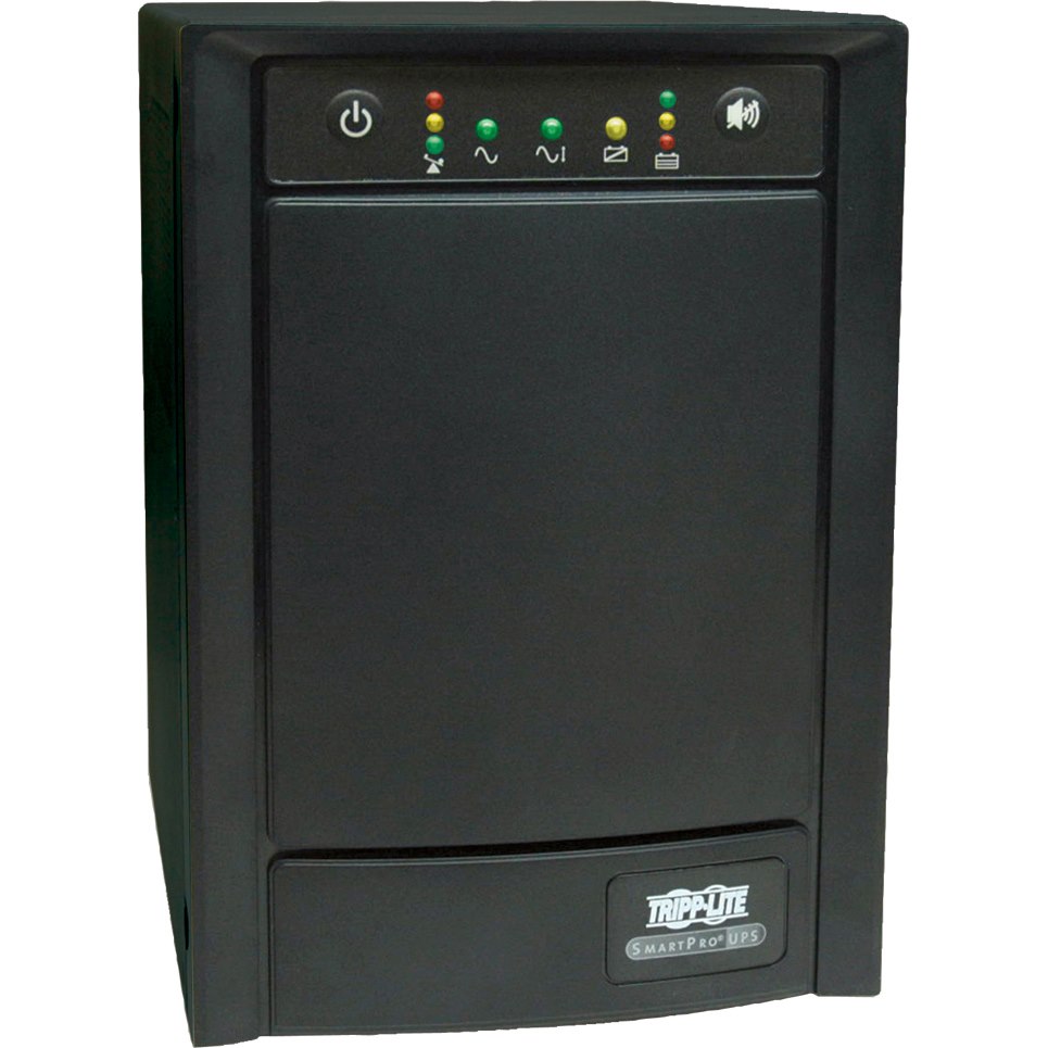 Tripp Lite by Eaton SmartPro 120V 1.05kVA 650W Line-Interactive Sine Wave UPS, Tower, Network Card Options, USB, DB9, 8 Outlets