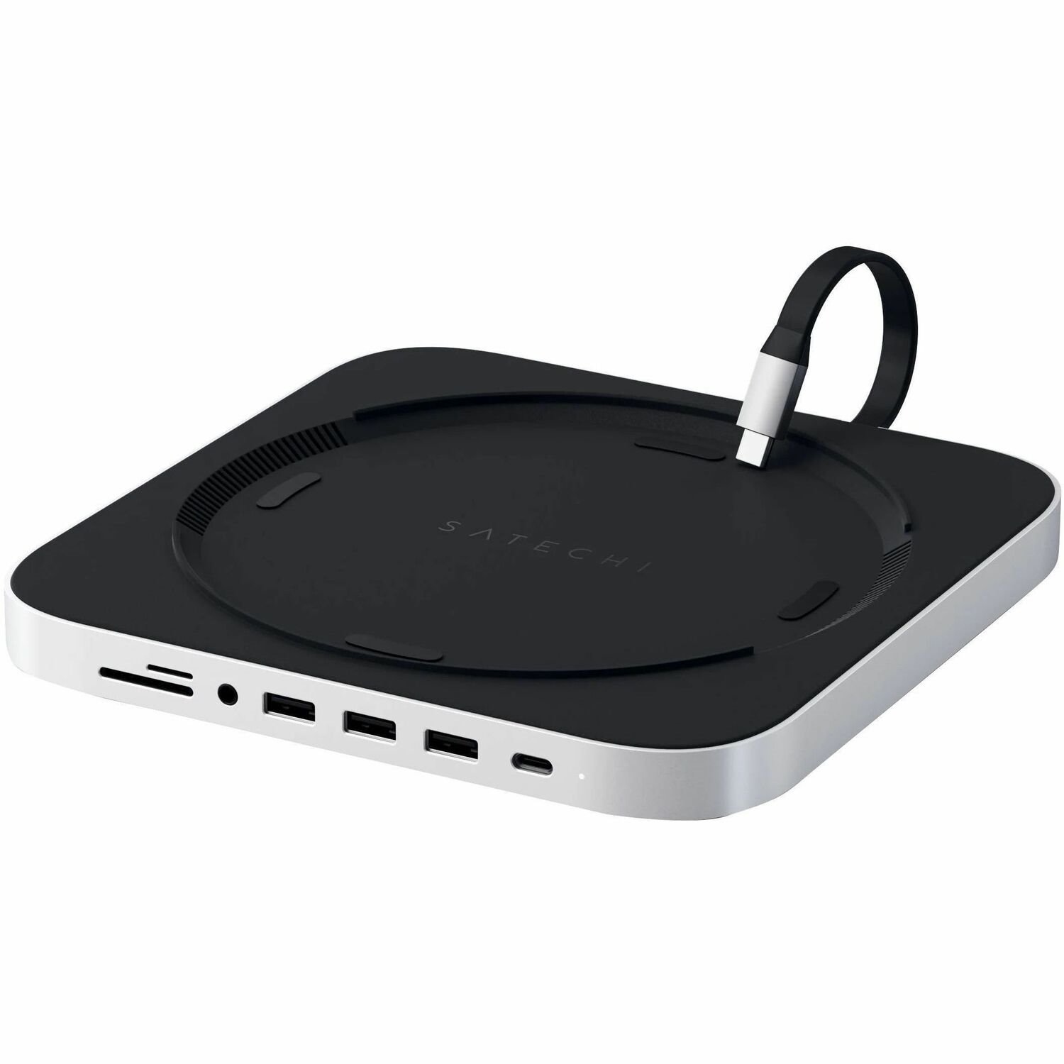 Satechi Type-C Aluminum Stand & Hub for Mac Mini