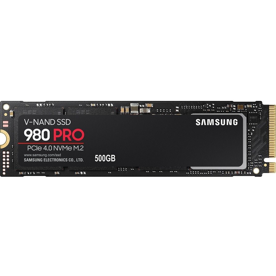 Samsung 980 PRO MZ-V8P500B/AM 500 GB Solid State Drive - M.2 2280 Internal - PCI Express NVMe (PCI Express NVMe 4.0 x4)