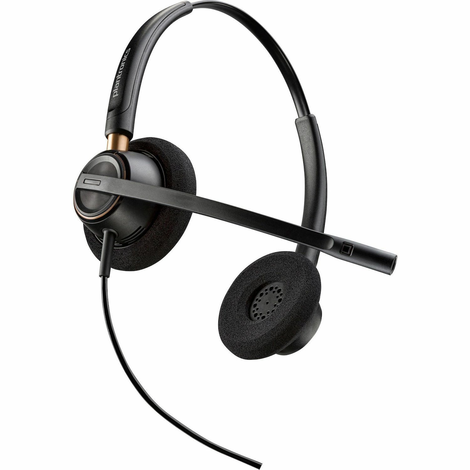 Poly EncorePro 525 Bedraad Over het hoofd, Op het oor Stereo Headset - Zwart