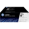 HP 85A Original Laser Toner Cartridge - Black - 2 / Carton