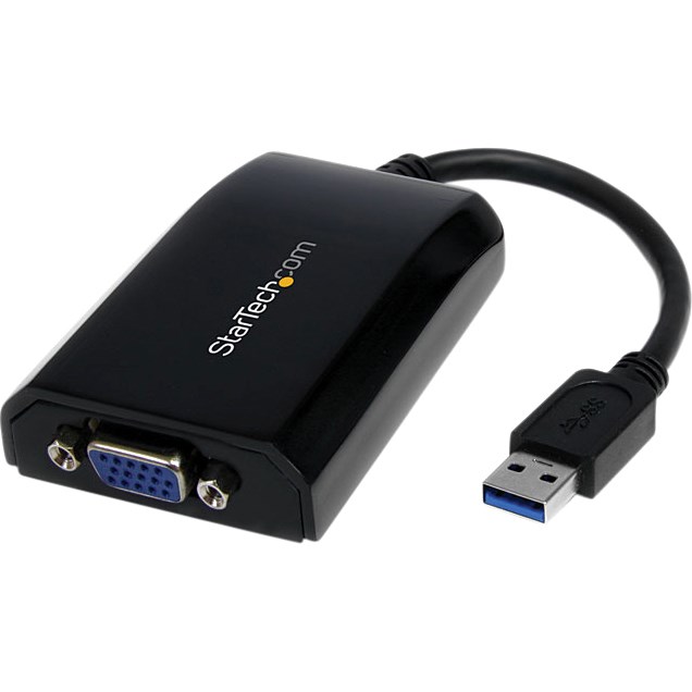StarTech.com USB to VGA Adapter, External USB Video Graphics Card for PC and MAC, 1920x1200, Display Adapter - replacement for USB32VGAPRO