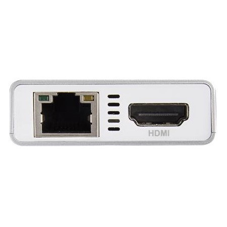 StarTech.com USB-C Multiport Adapter - USB-C Travel Dock w/ 4K HDMI - 60W PD Pass-Through, GbE, 2x USB-A - Mini USB Type-C Docking Station