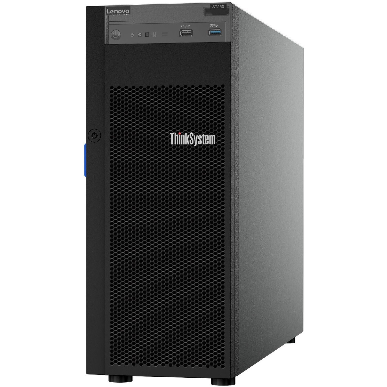 Lenovo ThinkSystem ST250 7Y46A00ZNA 4U Tower Server - 1 x Intel Xeon E-2144G 3.60 GHz - 8 GB RAM - Serial ATA/600 Controller