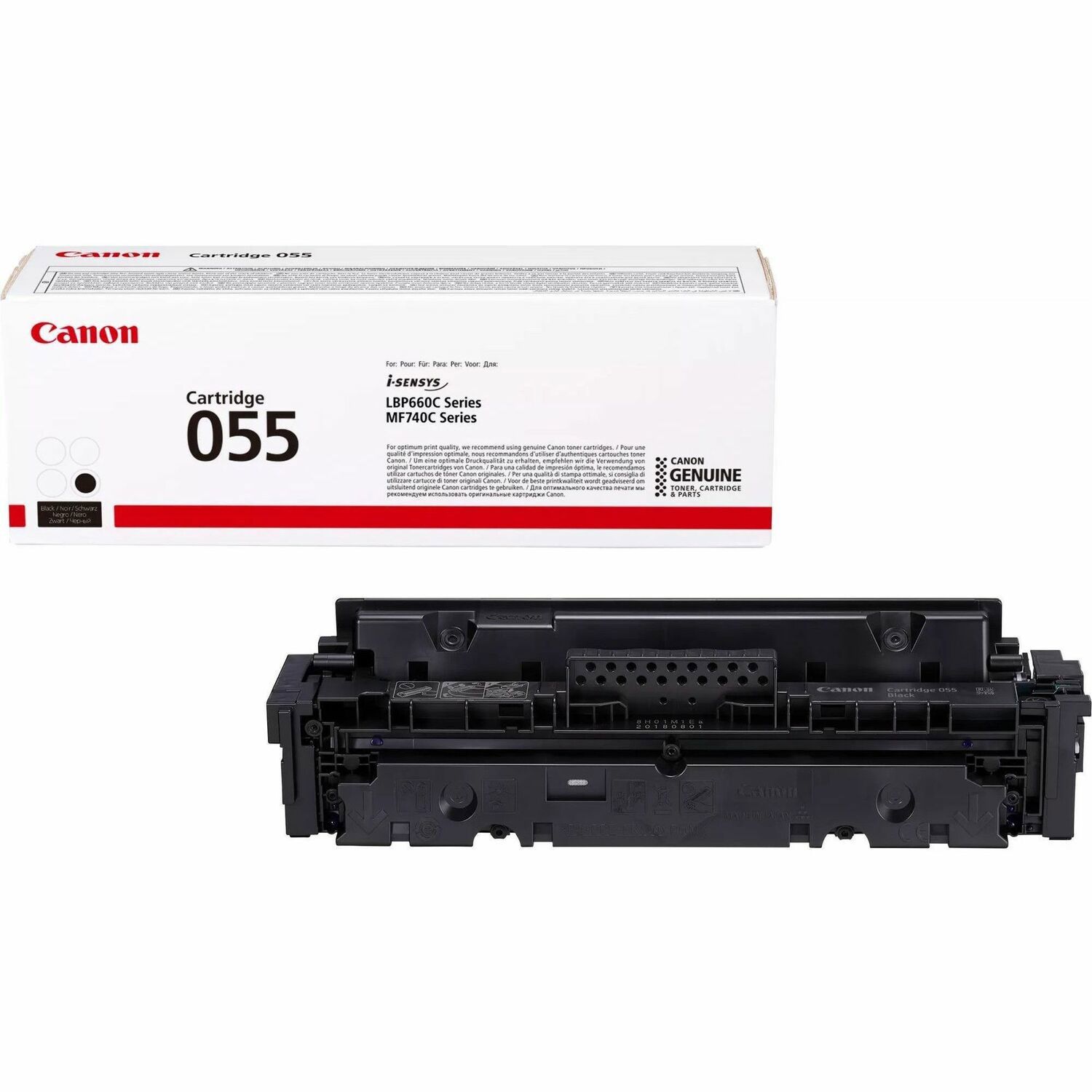 Canon 055 Original Laser Toner Cartridge - Black Pack
