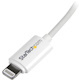 StarTech.com 2m (6ft) Long White Apple® 8-pin Lightning Connector to USB Cable for iPhone / iPod / iPad