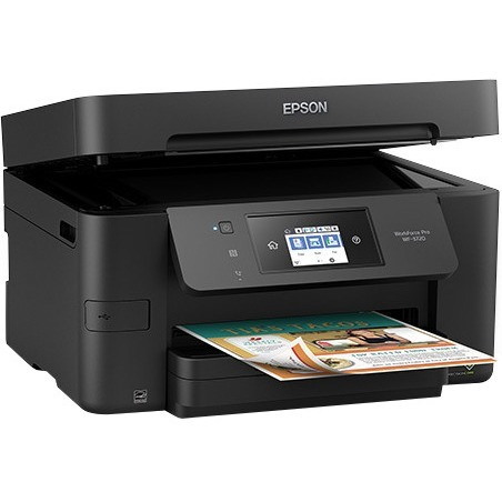 Epson WorkForce Pro WF-3720 Wireless Inkjet Multifunction Printer-Color-Copier/Fax/Scanner-4800x2400 Print-Automatic Duplex Print-250 sheets Input-Color Scanner-1200 Optical Scan-Color Fax-Gigabit Ethernet-Wireless LAN-Apple AirPrint