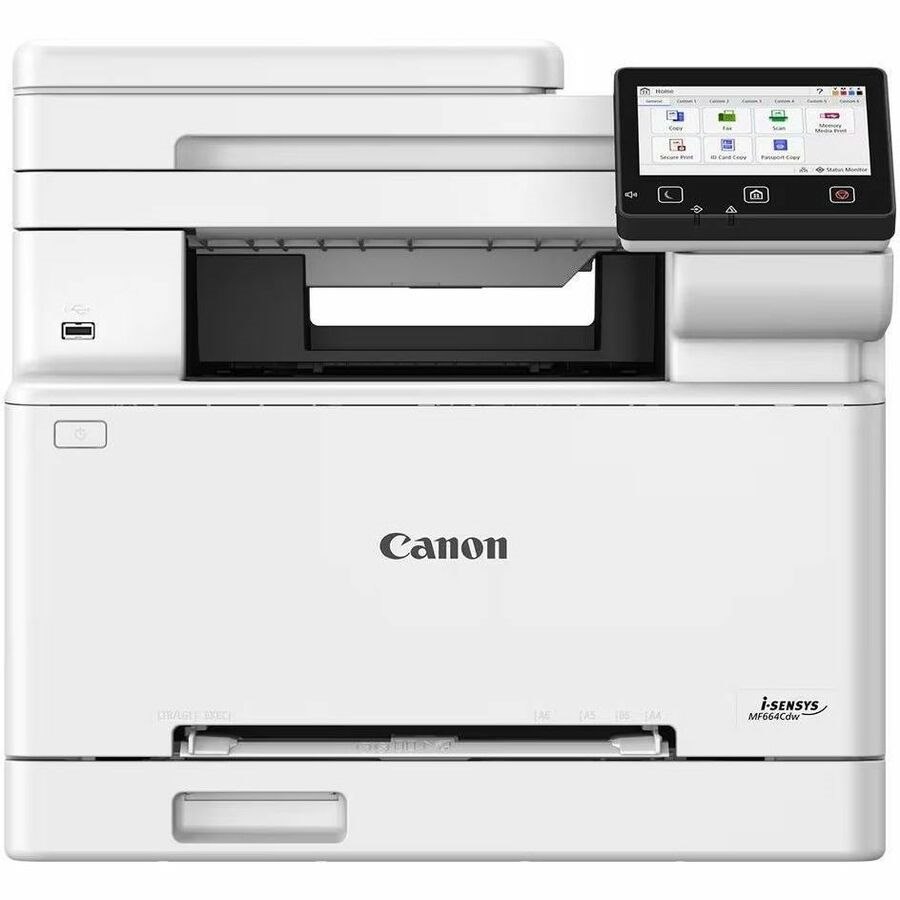 Canon i-SENSYS MF664Cdw Wired & Wireless Laser Multifunction Printer - Colour