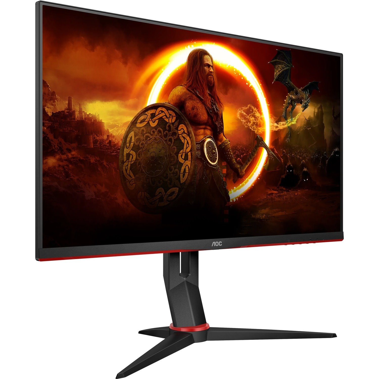 AOC 27G2SPU/BK 27" Class Full HD Gaming LCD Monitor - 16:9 - Textured Black