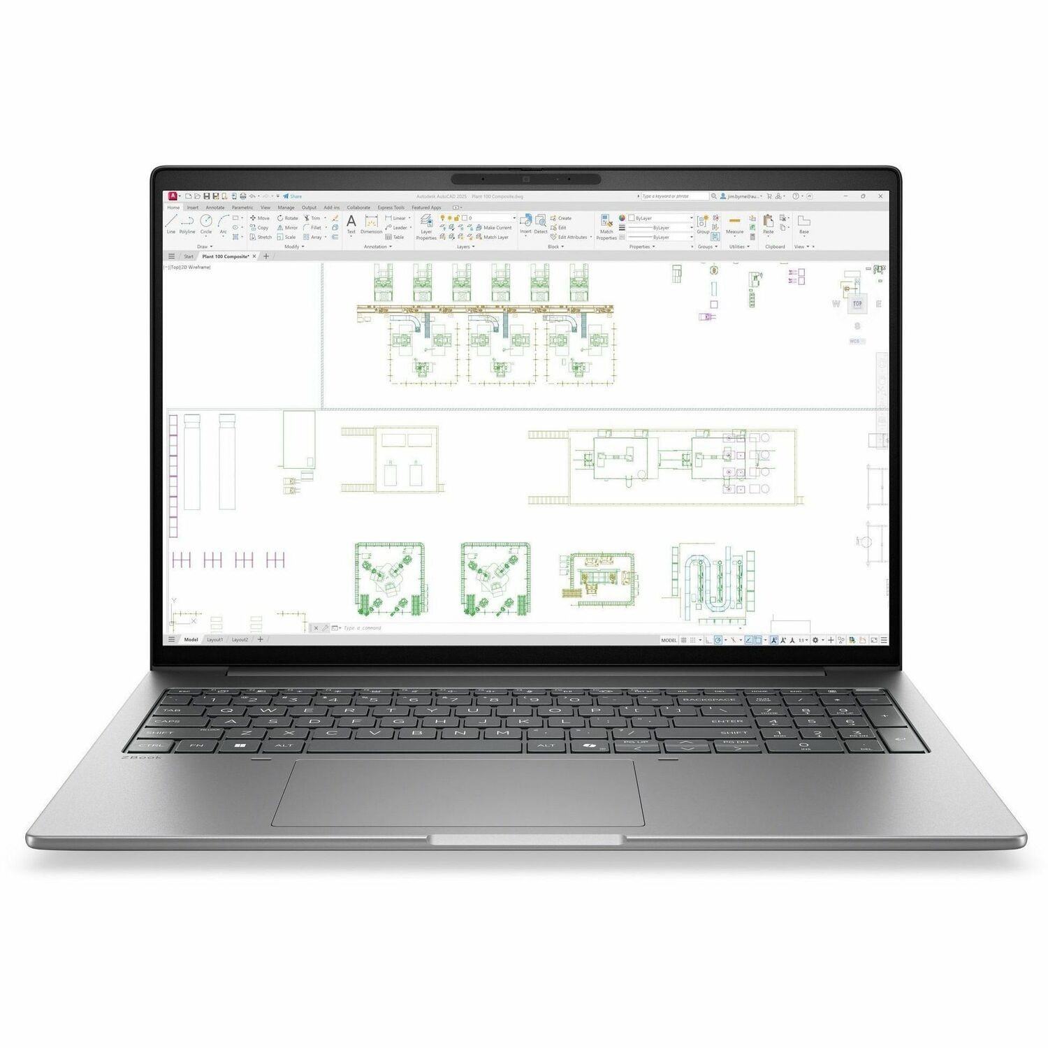 HP ZBook 8 G2i 16" Copilot+ PC Mobile Workstation - WUXGA - Intel Core Ultra 7 Series 3 366H - 32 GB - 1 TB SSD - French, English Keyboard - Meteor Silver Aluminum