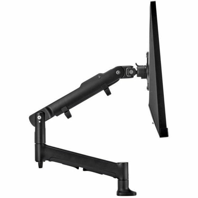 Atdec Desk Mount for Monitor, Flat Panel Display, Curved Screen Display, Notebook - Black - Landscape/Portrait