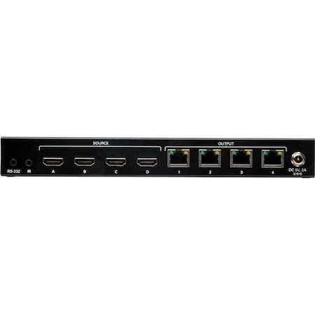 Eaton Tripp Lite Series 4 x 4 HDMI over Cat5/6 Matrix Splitter Switch, Box-Style Transmitter for Video/Audio, Up to 175 ft. (53 m), TAA
