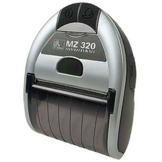 Zebra MZ 320 Mobile Direct Thermal Printer - Portable - Receipt Print - USB - Bluetooth - Battery Included
