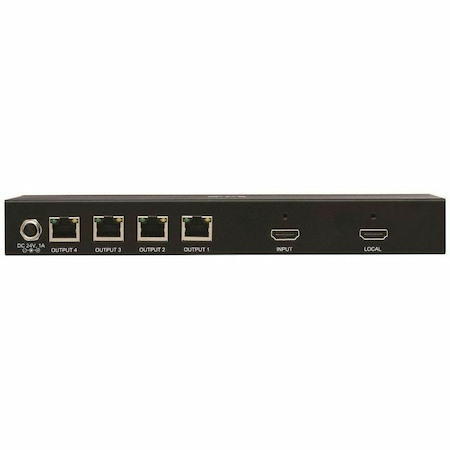 Eaton Tripp Lite Series 4-Port HDMI over Cat6 Splitter - 4K 60 Hz, HDR, 4:4:4, PoC, HDCP 2.2, 230 ft. (70.1 m), TAA