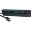 APC NetShelter Basic Rack PDU, 1U, 20A, 120V, 10 NEMA 5-20 outlets, L5-20P inlet
