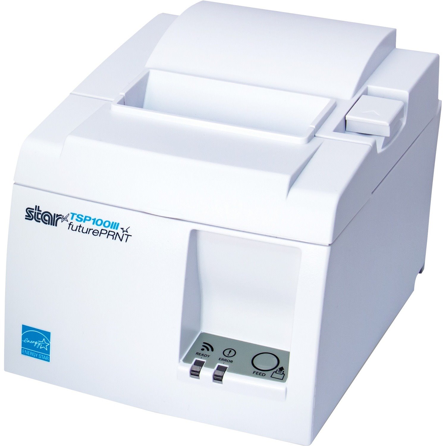 Star Micronics TSP143IIIW WT US Desktop Direct Thermal Printer - Monochrome - Receipt Print - With Cutter - White - 2.83" Print Width - 9.84 in/s Mono - 203 dpi - Wireless LAN - 3.15" Label Width