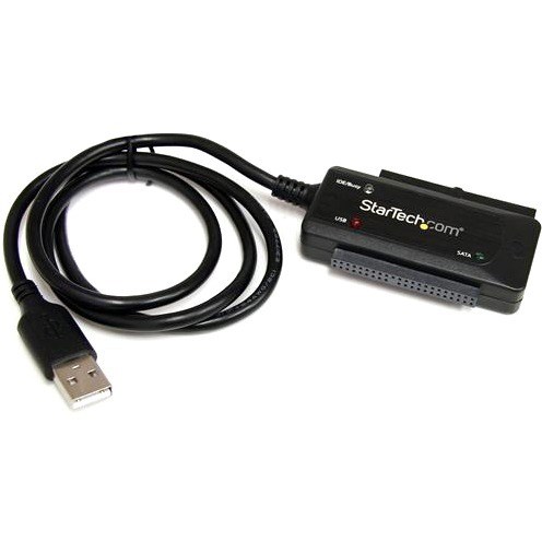 StarTech.com USB 2.0 to SATA/IDE Combo Adapter for 2.5/3.5" SSD/HDD