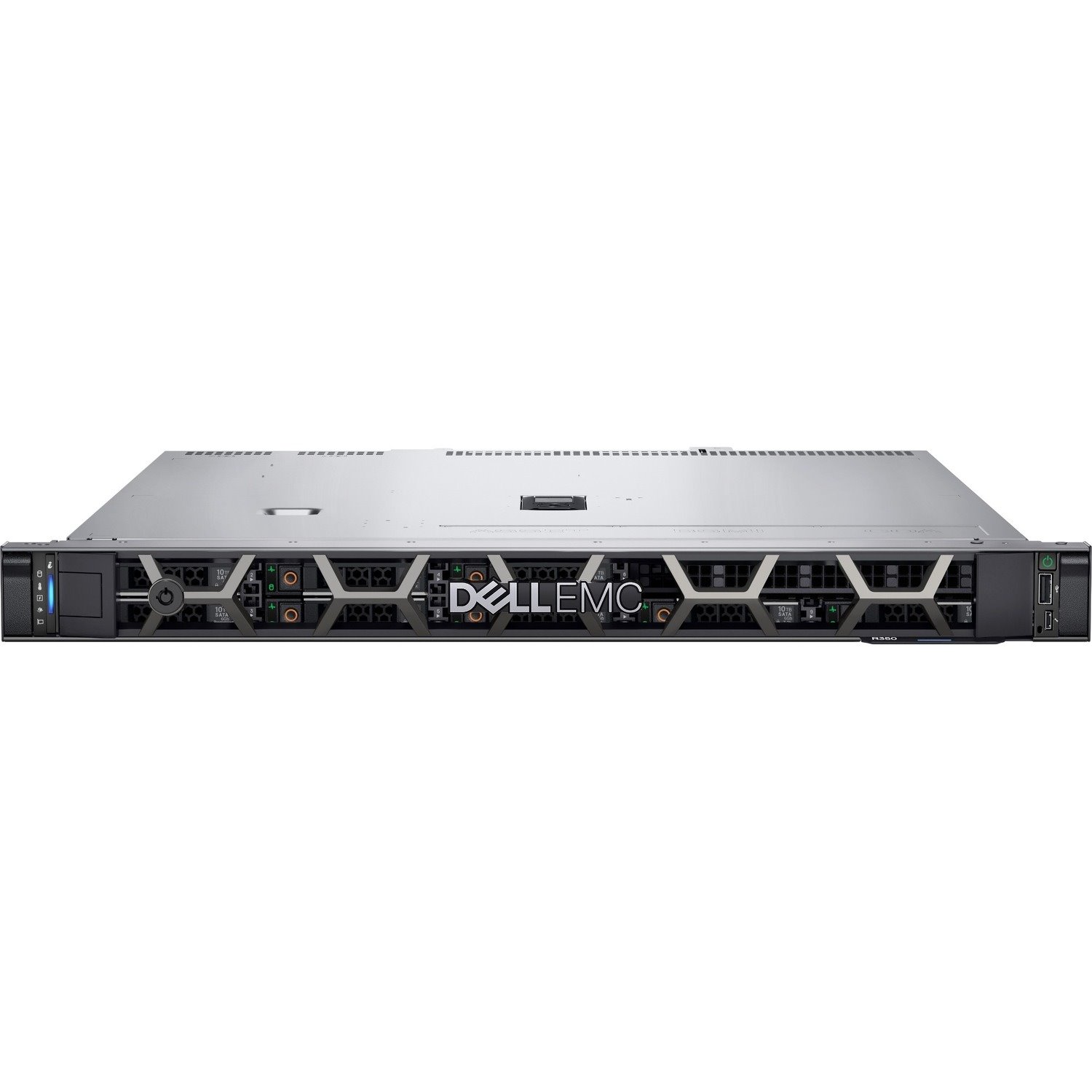 Dell EMC PowerEdge R350 1U Rack-mountable Server - 1 Xeon E-2334 3.40 GHz - 8 GB RAM - 480 GB SSD - 12Gb/s SAS, Serial ATA/600 Controller