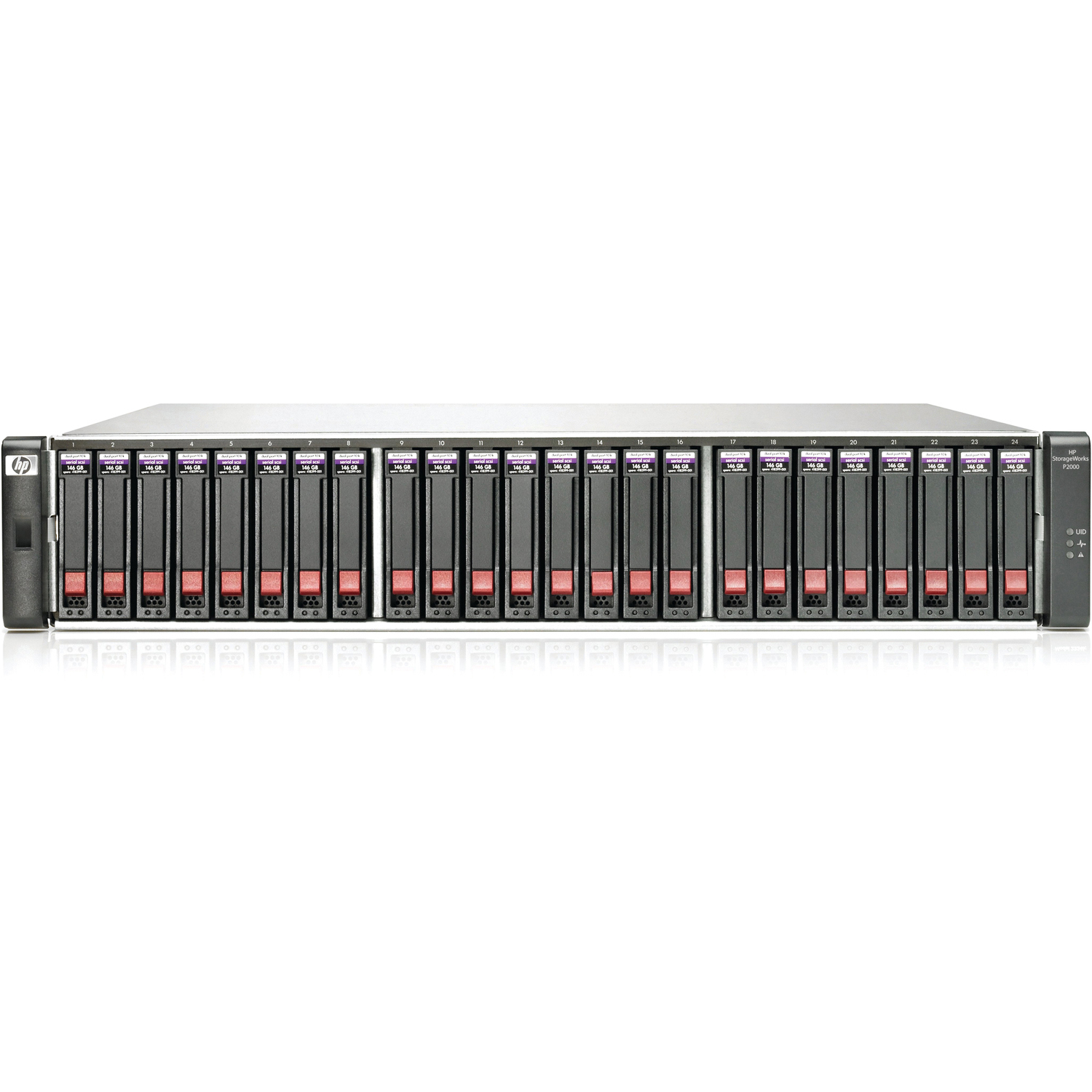 HPE StorageWorks P2000 G3 24 x Total Bays SAN Storage System - 14.40 TB HDD - 2U Rack-mountable