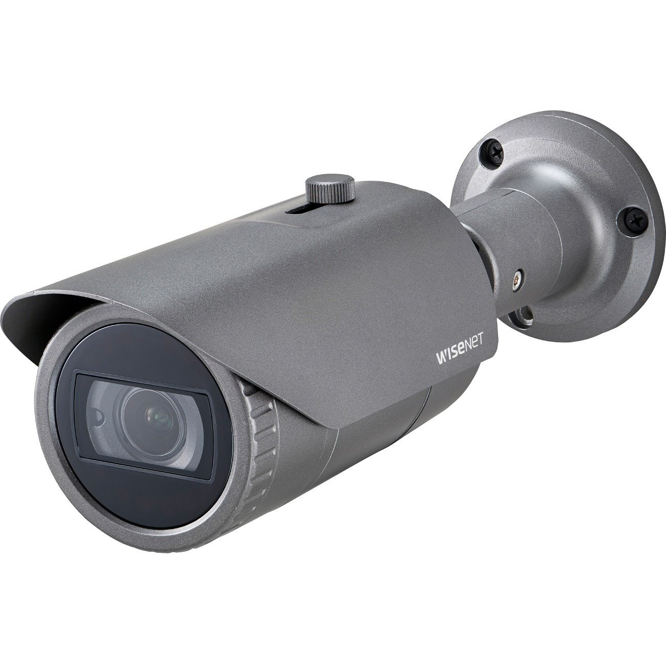 Wisenet QNO-6082R1 2 Megapixel HD Network Camera - Color - Bullet - Dark Gray