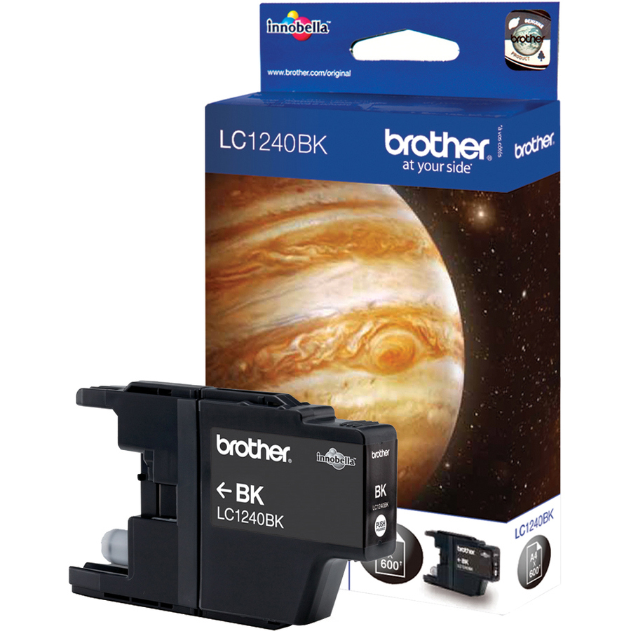 Brother LC1240BK Original Inkjet Ink Cartridge - Black - 1 Box