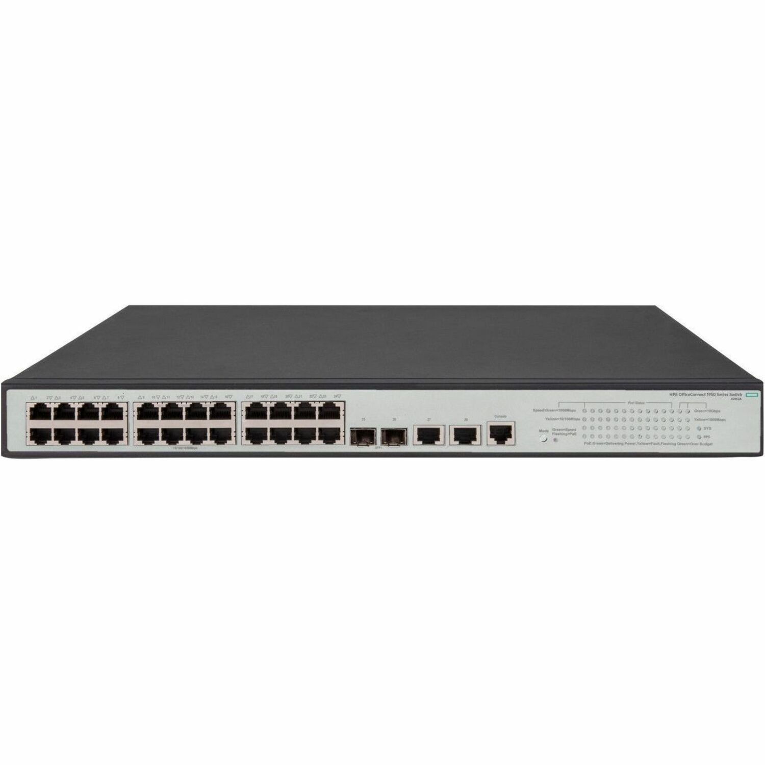 HPE OfficeConnect 1950 24 Ports Manageable Ethernet Switch - Gigabit Ethernet, 10 Gigabit Ethernet - 1000Base-T, 10GBase-T, 10GBase-X