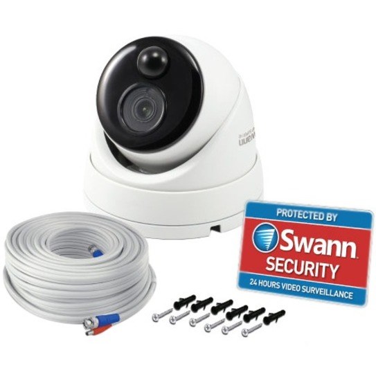 Swann PRO-1080MSD 2 Megapixel HD Surveillance Camera - Colour - 1 - Dome