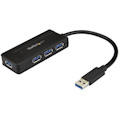StarTech.com 4 Port USB 3.0 Hub SuperSpeed 5Gbps w/ Fast Charge - Portable USB 3.2 Gen 1 (5Gbps) Type-A Laptop/Desktop Hub - USB Bus/Self Powered