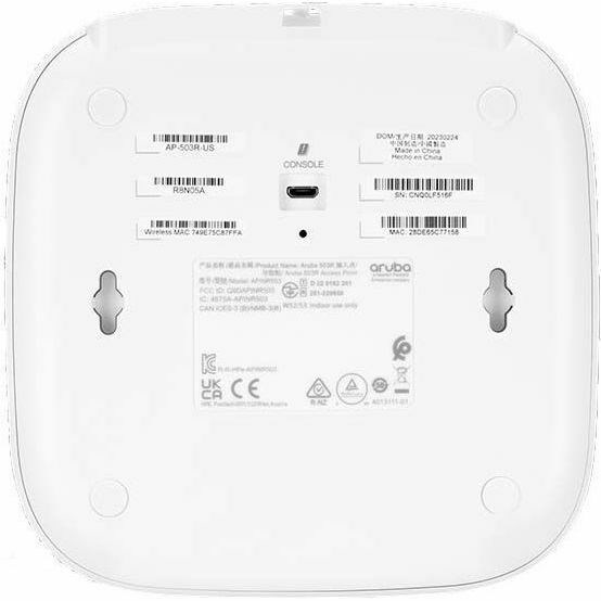 HPE AP-503R Dual Band IEEE 802.11 a/b/g/n/ac/ax 1.49 Gbit/s Wireless Access Point - Indoor