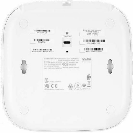 HPE AP-503R Dual Band Wi-Fi 6 IEEE 802.11 a/b/g/n/ac/ax 1.49 Gbit/s Wireless Access Point - Indoor