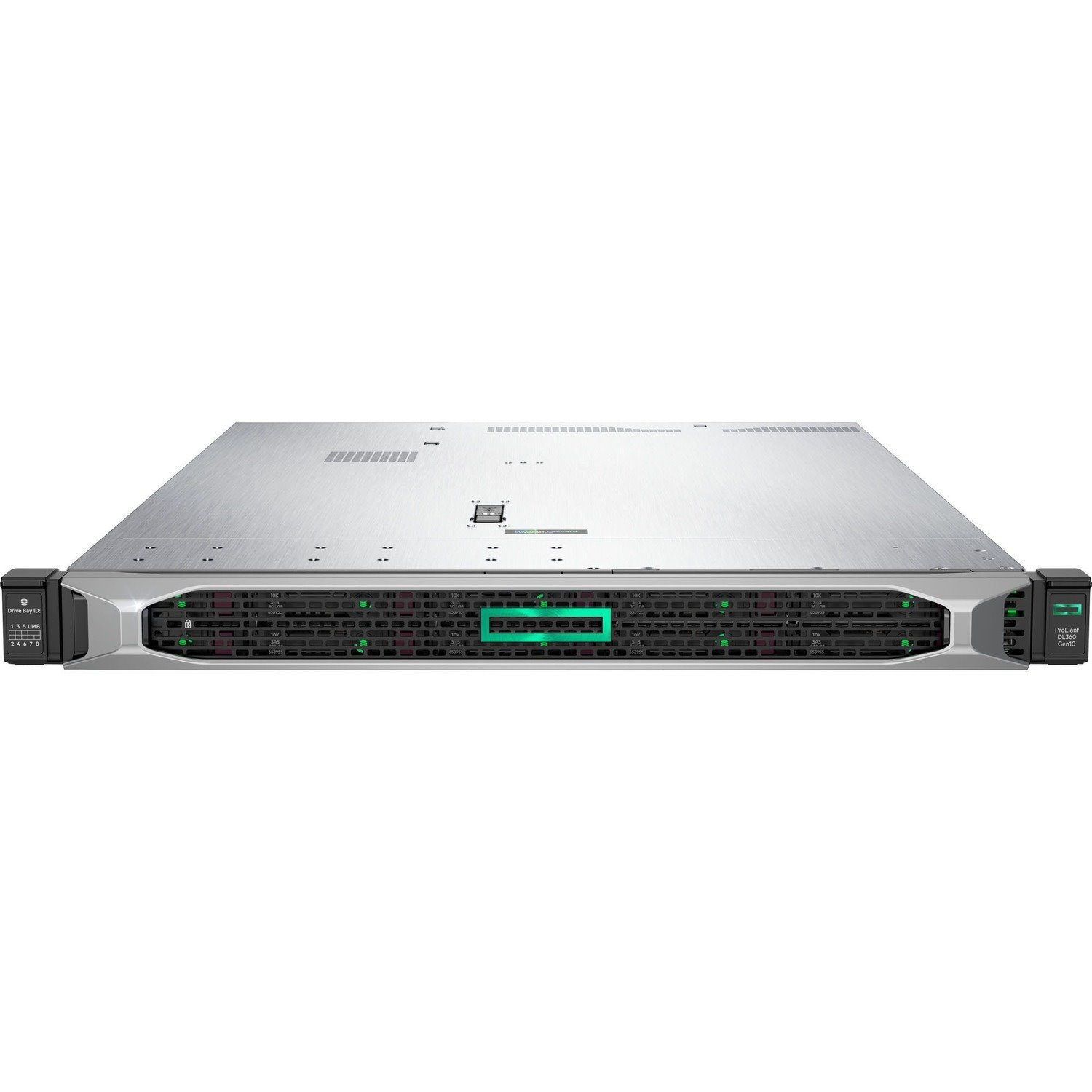 HPE ProLiant DL360 G10 1U Rek Server - 1 Xeon Bronze 3204 1,90 GHz - 16 GB RAM - Serieel ATA controller - Refurbished