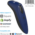 SocketScan® S730, 1D Laser Barcode Scanner, Blue, Blue