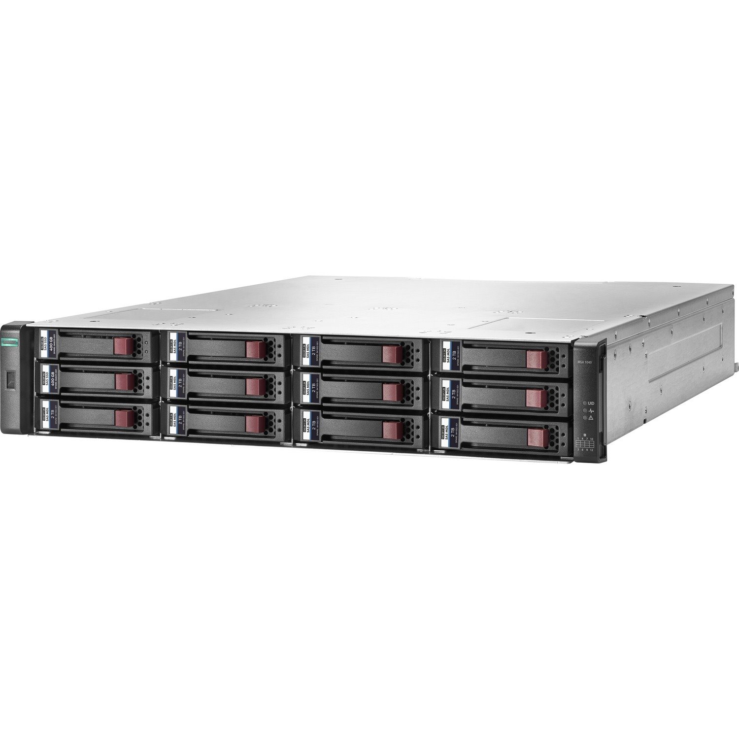 HPE 1040 12 x Total Bays SAN Storage System - 2U Rack-mountable