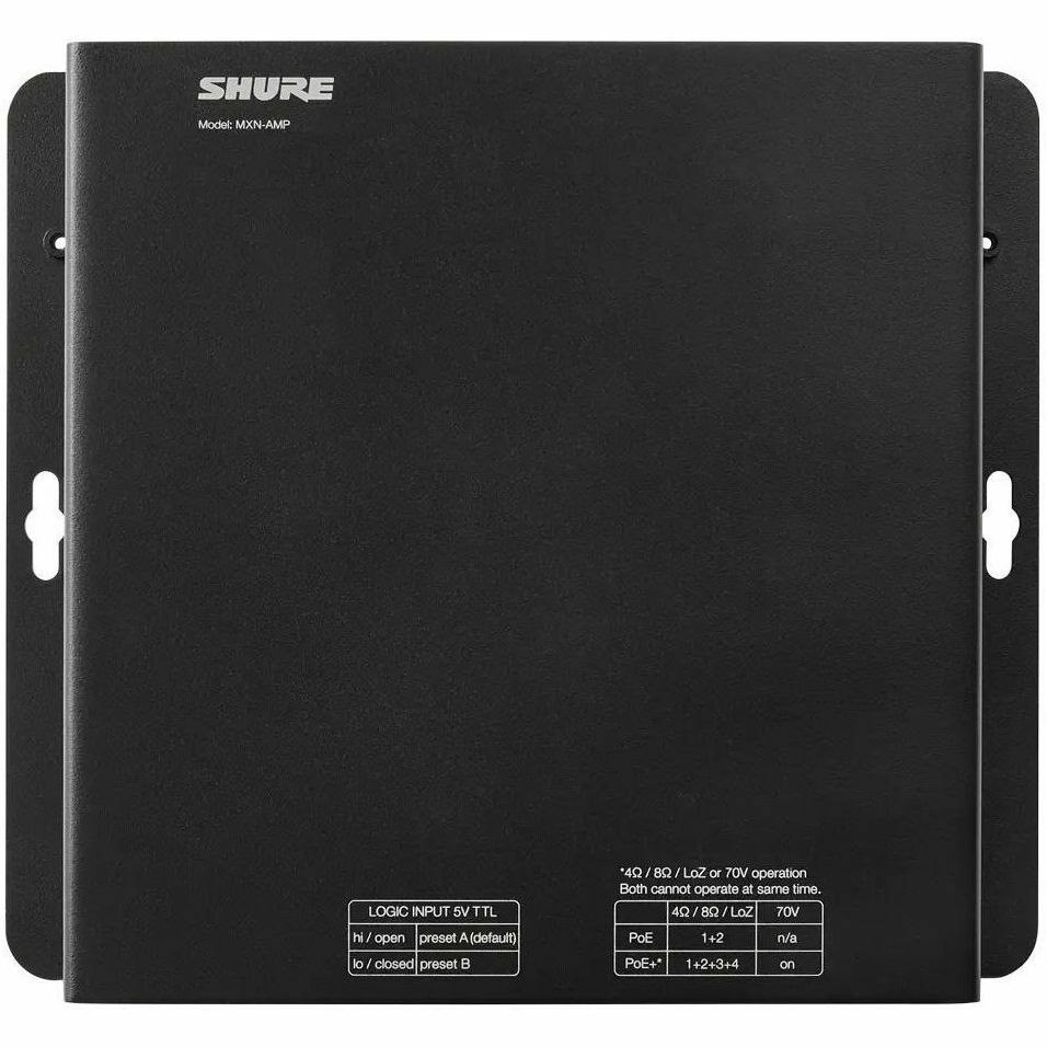 Shure PoE+ Powered Multichannel Amplifier