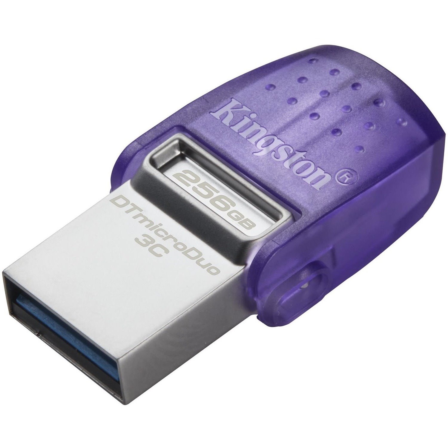 Kingston DataTraveler microDuo 3C DTDUO3CG3 256 GB USB 3.2 (Gen 1) Type C Flash Drive - Purple