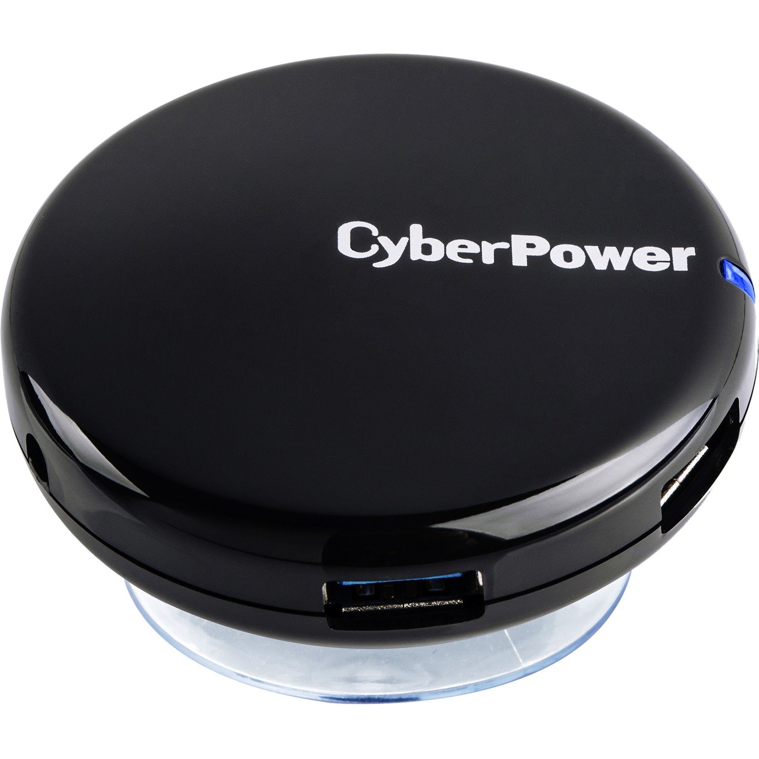 CyberPower CPH430PB USB 3.0 Superspeed Hub with 4 Ports and 3.6A AC Charger - Black