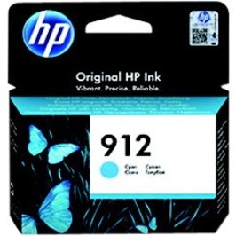 HP 912 Original Inkjet Ink Cartridge - Cyan Pack
