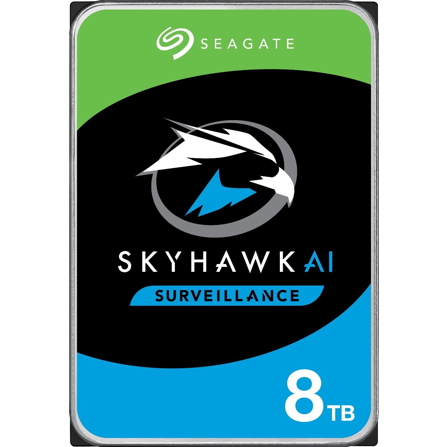 SEAGATE SKYHAWK AI SURVEILLANCE 8TB, 3.5" SATA HARD DRIVE, 3YR WTY