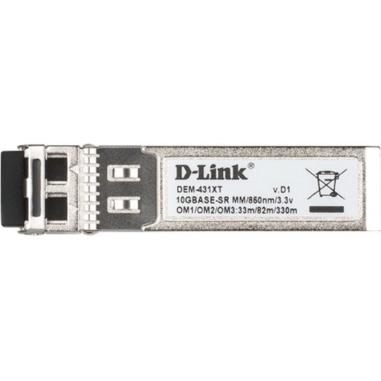 D-Link DEM-431XT SFP+ - 1 x LC 10GBase-SR Duplex Network - 10