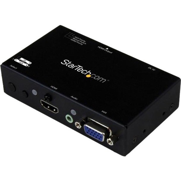 StarTech.com 2x1 VGA + HDMI to HDMI Switch / Selector Box - 1080p Multi Video Input Automatic Switcher - 2 Computers In 1 Monitor Out (VS221VGA2HD)