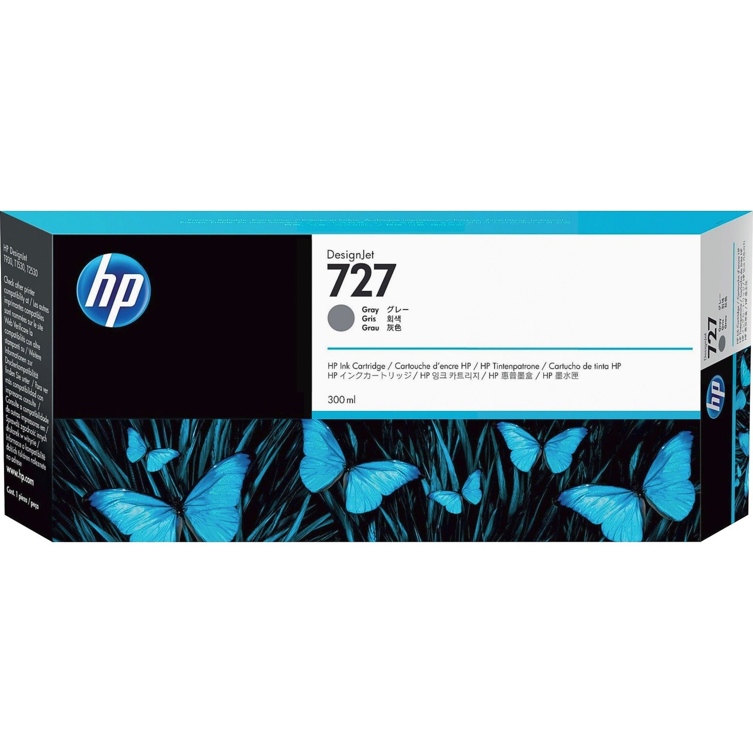 HP 727 Original Inkjet Ink Cartridge - Gray Pack