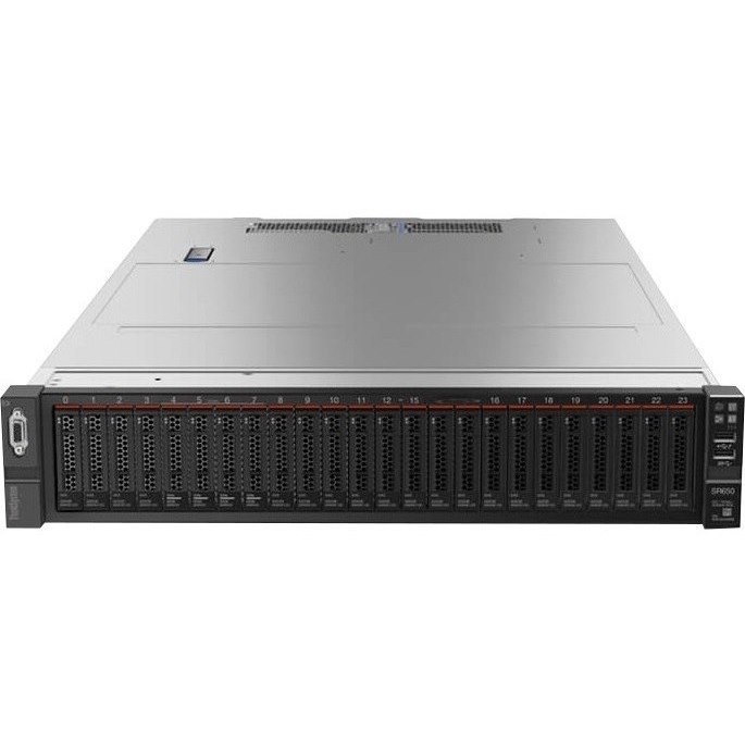 Lenovo ThinkSystem SR650 7X06A0EZAU 2U Rack Server - 1 x Intel Xeon Silver 4208 2.10 GHz - 16 GB RAM - 12Gb/s SAS, Serial ATA/600 Controller