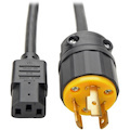 Tripp Lite by Eaton Computer Power Cord NEMA L6-20P to C13 - Heavy-Duty 15A 125V 14 AWG 6 ft. (1.83 m) Black