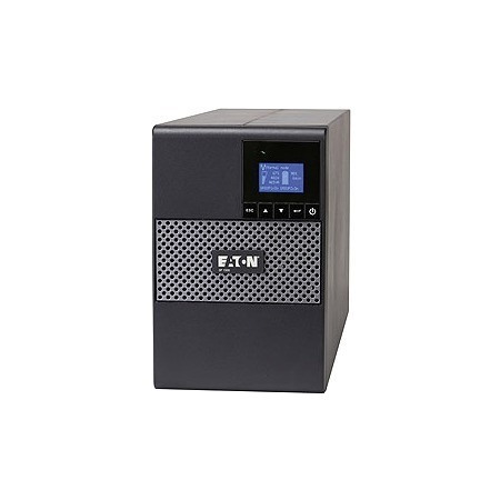 Eaton 5P 750VA 600W 120V Line-Interactive UPS, 5-15P, 8x 5-15R Outlets, True Sine Wave, Cybersecure Network Card Option, Tower