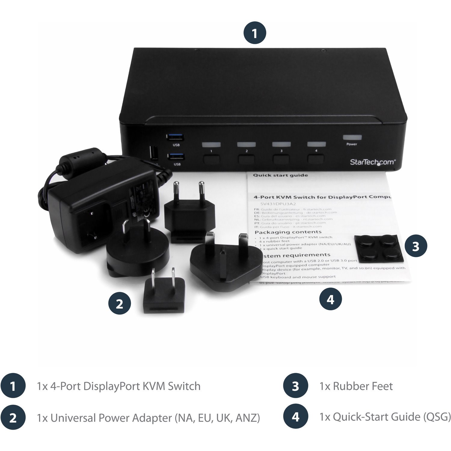 StarTech.com KVM Switchbox - TAA Compliant