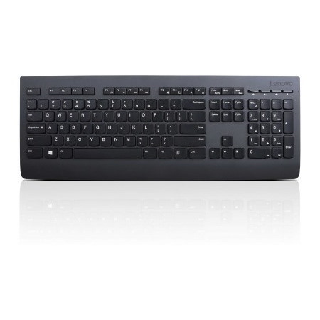 Lenovo Keyboard - Wireless Connectivity - USB Interface - English (US) - Black