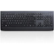 Lenovo Keyboard - Wireless Connectivity - USB Interface - English (US) - Black