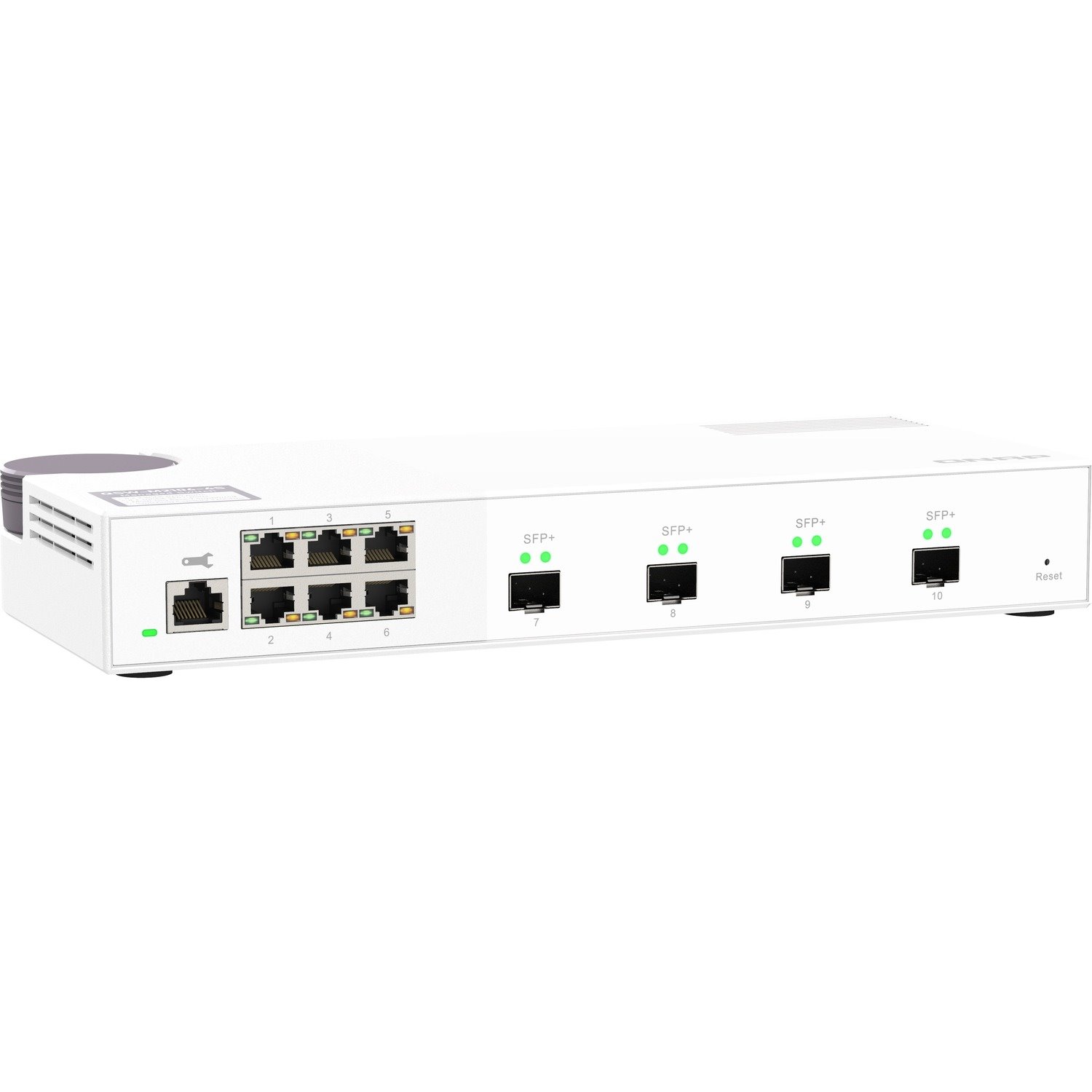 QNAP QSW-M2106-4S 6 Ports Manageable Ethernet Switch - 2.5 Gigabit Ethernet, 10 Gigabit Ethernet - 2.5GBase-T, 10GBase-X